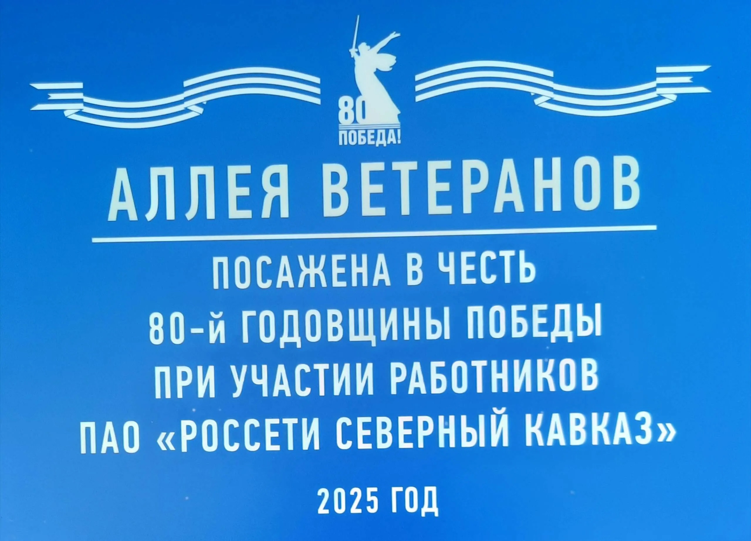 Аллея ветеранов.